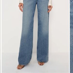Cary Low Rise Slouchy Wide Leg Jeans Size 27
